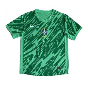 Fotbalové Dres Brazílie Brankářské Domácí Oblečení Copa America 2024 Krátký Rukáv
